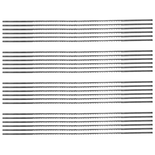 Steowsey Scroll SäGe BläTter, Glattes Ende, 5, 24 StüCk, 12 TPI, Mach Es Selbst, Normaler Zahn für die Bearbeitung von Steowsey