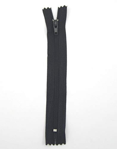 Reißverschluss, Kunststoff, anthrazit fast schwarz, zipper, nähen, Kleider 1 Stück (10cm) von Stephanoise