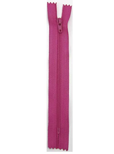 Stephanoise Reißverschluß, Kunststoff, Fuchsia, Kleider, Zipper, nähen, Spiral, 1 Stück (45cm) von Stephanoise