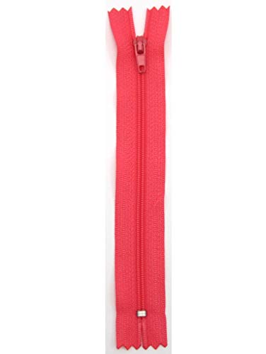 Stephanoise Reißverschluß, Kunststoff, Koralle, Kleider, Zipper, nähen, Spiral, 1 Stück (15cm) von Products From Abroad