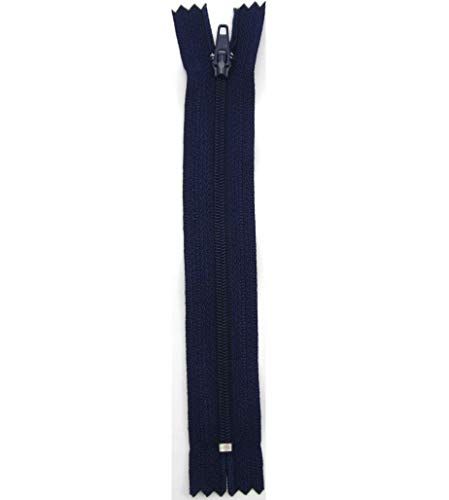 Stephanoise Reißverschluß, Kunststoff, Marine-blau, Kleider, Zipper, nähen, Spiral, 1 Stück (12cm) von Products From Abroad