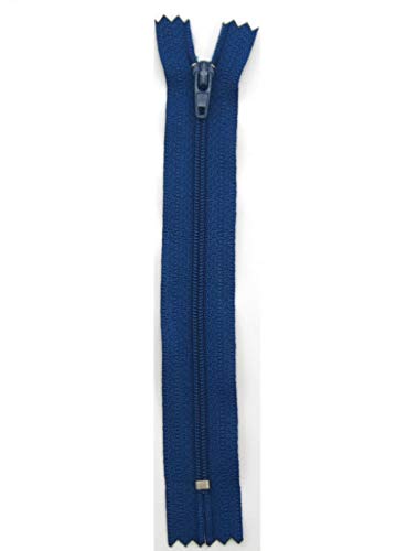 Stephanoise Reißverschluß, Kunststoff, dunkelblau, Kleider, Zipper, nähen, Spiral, 1 Stück (18cm) von Stephanoise