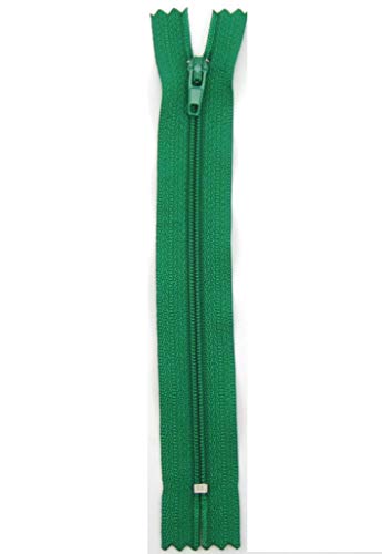 Stephanoise Reißverschluß, Kunststoff, grün, Kleider, Zipper, nähen, Spiral, 1 Stück (10cm) von Stephanoise