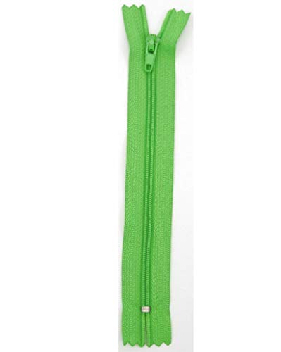 Stephanoise Reißverschluß, Kunststoff, hellgrün, Kleider, Zipper, nähen, Spiral, 1 Stück (10cm) von Stephanoise