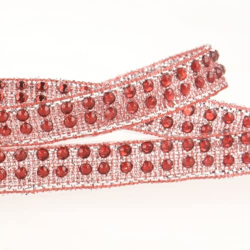 Straßband, rot, ca. 7mm von Stephanoise