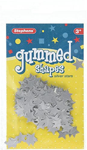 Stephens 17 g Sterne Gummierung, Form – Silber von Stephens