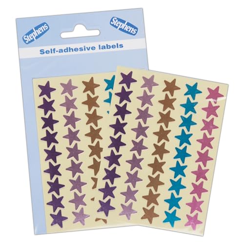 Stephens Selbstklebende Klebeetiketten Sterne sortiert farbige Aufkleber, idealer Aufkleber für Belohnungstabelle, Beschriften, Organisieren, Verzieren von Oberflächen einschließlich Papier, Holz, Stephens Selbstklebende Klebeetiketten Sterne sortiert farbige Aufkleber, idealer Aufkleber für Belohnungstabelle, Beschriften, Organisieren, Verzieren von Oberflächen einschließlich Papier, Holz, von Stephens