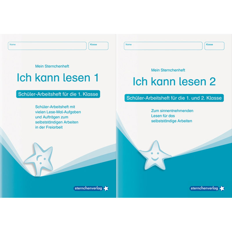 Ich Kann Lesen 1 Und 2, Hefte Für Die 1. Und 2. Klasse, 2 Tle. - sternchenverlag GmbH, Katrin Langhans, Gebunden von Sternchenverlag