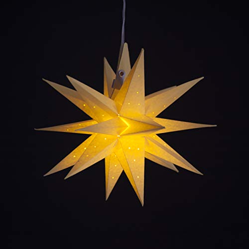 Oldenburger Himmelsstern (inkl. Beleuchtung) 3D Ministern by Sterne vom Himmel (gelb mit Löchern) von Sterne vom Himmel