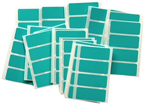 Etiketten für Farbcodierung, selbstklebend, 80 Stück türkis von SteveStickers