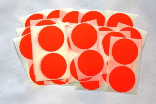 SteveStickers Klebeetiketten, rund, selbstklebend, farbig, 50 Stück Fluo Flame SteveStickers Klebeetiketten, rund, selbstklebend, farbig, 50 Stück Fluo Flame von SteveStickers