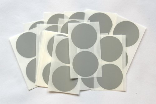SteveStickers Klebeetiketten, rund, selbstklebend, farbig, 50 Stück grau SteveStickers Klebeetiketten, rund, selbstklebend, farbig, 50 Stück grau von SteveStickers