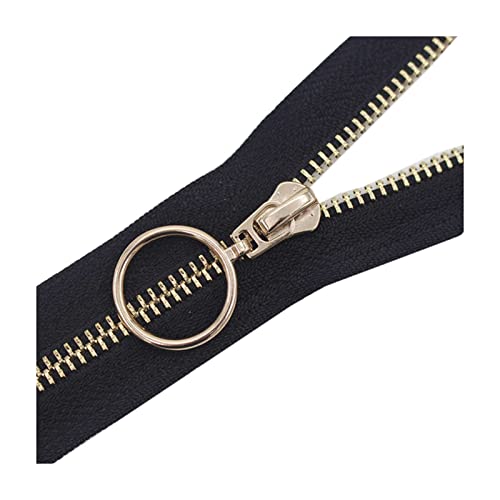 15-45cm geschlossen Gold/Schwarz/Silber Kupfer Metall Reißverschluss 5# Reißverschlüsse für Kleidung Nähzubehör, 35cm von Stevenurr