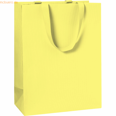 10 x Stewo Geschenktasche 25x13x33cm One Colour gelb von Stewo