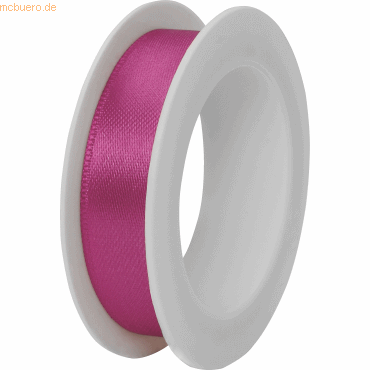 12 x Stewo Geschenkband Satin Spule 15mmx3m pink von Stewo