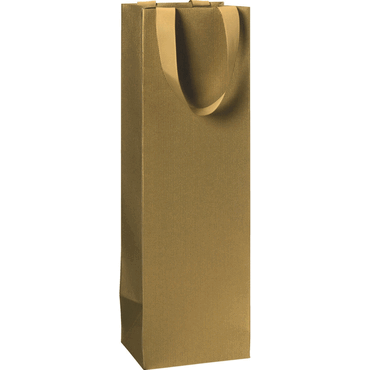 6 x Stewo Flaschentragetasche One Colour - 11 x 36 x 10,5 cm gold von Stewo
