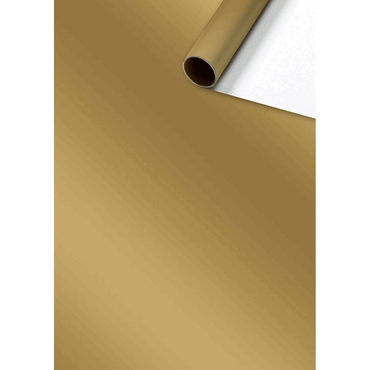 6 x Stewo Geschenkpapierrolle - 70 cm x 5 m gold von Stewo