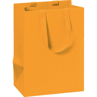 6 x Stewo Geschenktragetasche One Colour - 10 x 14 x 8 cm orange von Stewo
