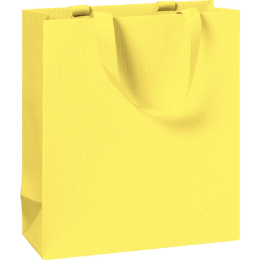 6 x Stewo Geschenktragetasche One Colour - 18 x 21 x 8 cm gelb von Stewo