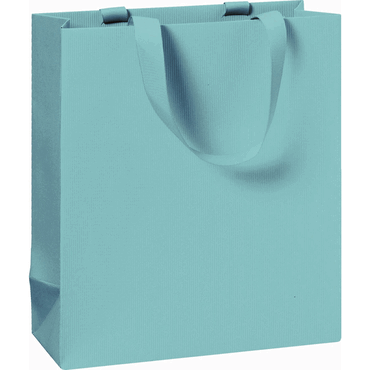 6 x Stewo Geschenktragetasche One Colour - 18 x 21 x 8 cm hellblau von Stewo