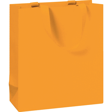 6 x Stewo Geschenktragetasche One Colour - 18 x 21 x 8 cm orange von Stewo