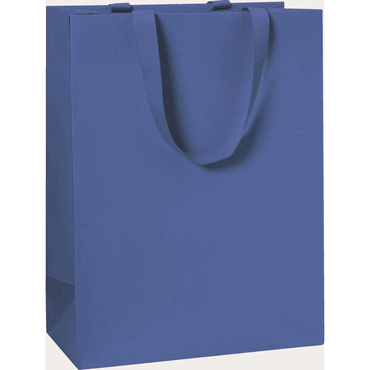 6 x Stewo Geschenktragetasche One Colour - 23 x 30 x 13 cm dunkelblau von Stewo