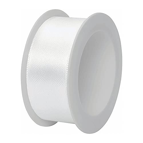 STEWO Satinband Geschenkband, 25mm x 3m, weiss, hochwertiges Seidenband Hochzeitsband Dekoband Schleifenband zum Verpacken, Dekorieren und Basteln STEWO Satinband Geschenkband, 25mm x 3m, weiss, hochwertiges Seidenband Hochzeitsband Dekoband Schleifenband zum Verpacken, Dekorieren und Basteln von Stewo