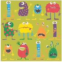 Serviette "Lustige Monster" - 20 Stück Serviette "Lustige Monster" - 20 Stück von Stewo
