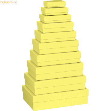 Stewo Geschenkbox One Colour VE=10 Stück Größen sortiert gelb von Stewo