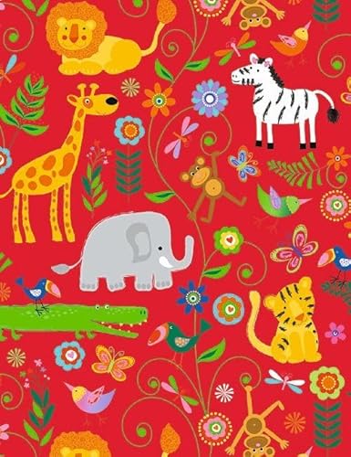 Stewo Geschenkpapierrolle, 50 cm x 250 m, 80 g/m², rot von Stewo