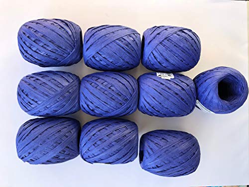 Stewo Raffia Bast Geschenkband 30m Knäul XXL 7mm, Color:blau Stewo Raffia Bast Geschenkband 30m Knäul XXL 7mm, Color:blau von Stewo