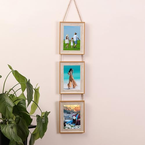 Stfery Bilderrahmen Zum Aufhängen 3 Bilder 15x20cm, Weiß Holz, Vertical Bilderrahmen Harz Mit Acrylglas Wand Deko Hochzeit Stfery Bilderrahmen Zum Aufhängen 3 Bilder 15x20cm, Weiß Holz, Vertical Bilderrahmen Harz Mit Acrylglas Wand Deko Hochzeit von Stfery