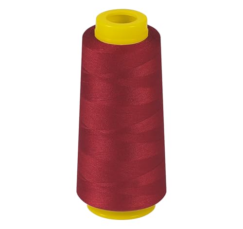 StiVerse Overlock-Faden, 1800 m, Allzweckgarn zum Nähen, Overlockgarn, Polyester-Faden, 40 s/2, für Overlock, Quilten, Teilen, Nähmaschine, Dunkelrot StiVerse Overlock-Faden, 1800 m, Allzweckgarn zum Nähen, Overlockgarn, Polyester-Faden, 40 s/2, für Overlock, Quilten, Teilen, Nähmaschine, Dunkelrot von StiVerse