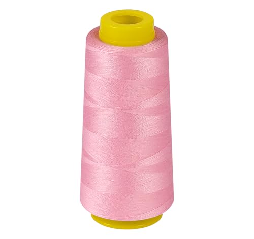StiVerse Overlock-Faden, Allzweckgarn zum Nähen, Overlockgarn, Polyester-Faden, 40 s/2, für Overlock, Quilten, Teilen, Nähmaschinen, 1800 m, Pink StiVerse Overlock-Faden, Allzweckgarn zum Nähen, Overlockgarn, Polyester-Faden, 40 s/2, für Overlock, Quilten, Teilen, Nähmaschinen, 1800 m, Pink von StiVerse