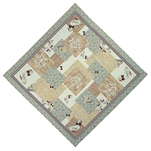 StiVoTex Tischdecke 97x97 cm Gobelin Mitteldecke Landhaus Gobelindecke Enten Küchendecke Beige StiVoTex Tischdecke 97x97 cm Gobelin Mitteldecke Landhaus Gobelindecke Enten Küchendecke Beige von StiVoTex