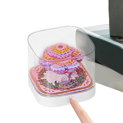 3D Kalender | 3D Kalender Kunst Notizblock 2026,Abreißblock Mit Beleuchtung Für Schreibtisch Esszimmer Nachttisch Wohnzimmer Bücherregal von Stibtmr