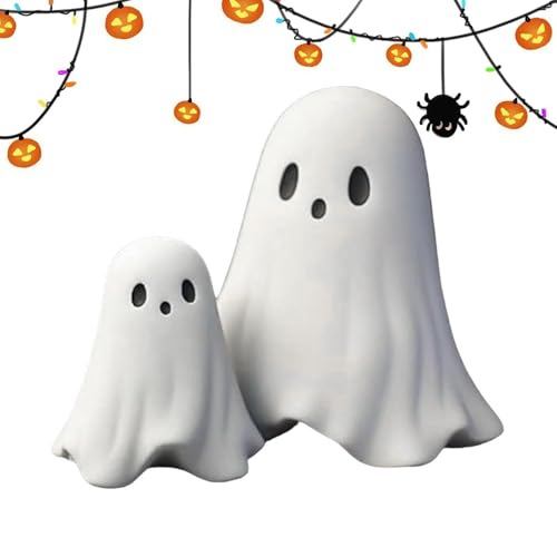 Halloween Skulptur,Kleine Geisterfigur Aus Kunstharz Für Tisch - Ornament Für Schreibtisch Wohnzimmer Kinderzimmer Mystische Deko Halloween Skulptur,Kleine Geisterfigur Aus Kunstharz Für Tisch - Ornament Für Schreibtisch Wohnzimmer Kinderzimmer Mystische Deko von Stibtmr