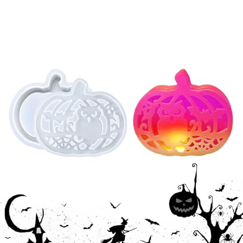 Herbst Silikonformen - Kürbis Laterne Dankesfest Silikone Formen - Bastelbedarf für Epoxidharz Kerzenhalter Wohndeko Halloween Erntedank Tischdekoration Herbst Silikonformen - Kürbis Laterne Dankesfest Silikone Formen - Bastelbedarf für Epoxidharz Kerzenhalter Wohndeko Halloween Erntedank Tischdekoration von Stibtmr