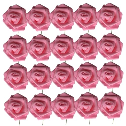 Blumenkuchentopper, 20 Prozent Schaum Rosenblumenkuchen -Topper mit Stiel für Hochzeitsmütter Tag Valentinstag Blumenkuchentopper, 20 Prozent Schaum Rosenblumenkuchen -Topper mit Stiel für Hochzeitsmütter Tag Valentinstag von Stibzeup