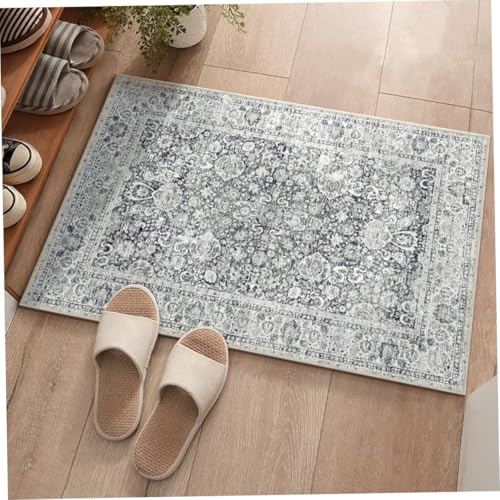 Kleiner Teppich 23.62x35.43 Vintage National Floor Matten Weiche Nachahmung Kaschmir Teppichläufer mit nicht schlupfenden Rückenläufern elegante Bodenmatten für Wohnzimmer, Schlafzimmer, Badezimmer k Kleiner Teppich 23.62x35.43 Vintage National Floor Matten Weiche Nachahmung Kaschmir Teppichläufer mit nicht schlupfenden Rückenläufern elegante Bodenmatten für Wohnzimmer, Schlafzimmer, Badezimmer k von Stibzeup