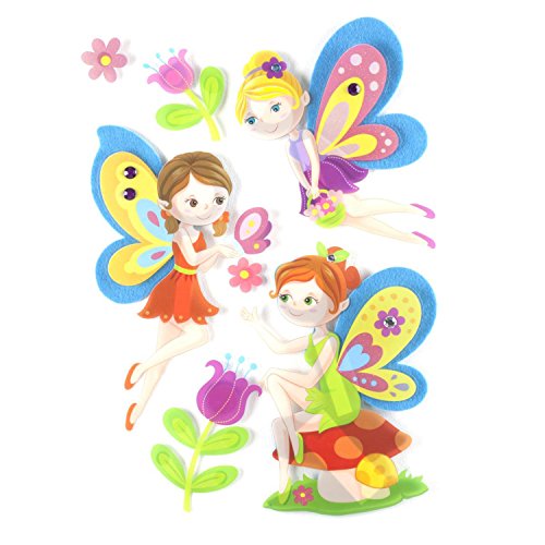 Sticker 3D Fee – 30 x 40 cm – Blau Sticker 3D Fee – 30 x 40 cm – Blau von Stick'n look
