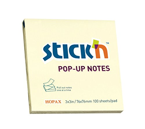 Stick N 76 x 76 mm Pop Up Sticky Note – Gelb Stick N 76 x 76 mm Pop Up Sticky Note – Gelb von Stick'n