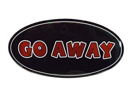 Go Away Lasersticker 18cm Sticker Aufkleber Glitzersticker GOR 29/3209 M22 Go Away Lasersticker 18cm Sticker Aufkleber Glitzersticker GOR 29/3209 M22 von Sticker Aufkleber Tattoos