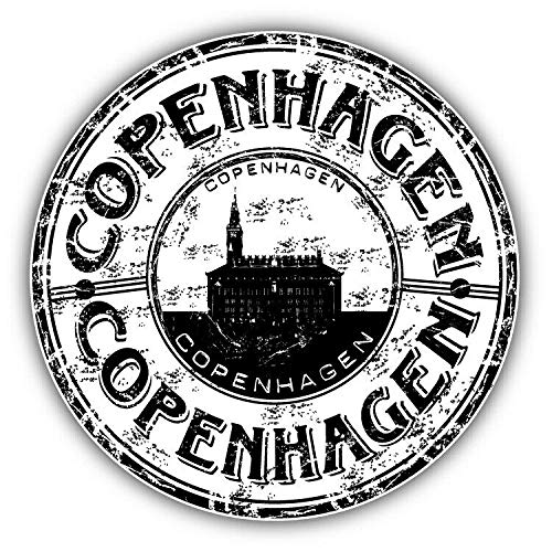 10cm! Klebe-Folie Wetterfest Made-IN-Germany Copenhagen City Denmark Grunge Travel Stamp G296 UV&Waschanlagenfest Auto-Aufkleber Sticker Decal 10cm! Klebe-Folie Wetterfest Made-IN-Germany Copenhagen City Denmark Grunge Travel Stamp G296 UV&Waschanlagenfest Auto-Aufkleber Sticker Decal von Sticker-Designs