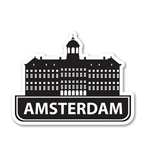 15cm! Klebe-Folie Wetterfest Made-IN-Germany Amsterdam L1925 UV&Waschanlagenfest Auto-Aufkleber Sticker Decal von Sticker-Designs