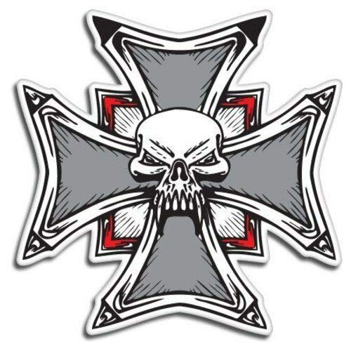 15cm! Klebe-Folie Wetterfest Made-IN-Germany Eisernes Kreuz Skull Totenkopf Punisher L813 UV&Waschanlagenfest Auto-Aufkleber Sticker Decal 15cm! Klebe-Folie Wetterfest Made-IN-Germany Eisernes Kreuz Skull Totenkopf Punisher L813 UV&Waschanlagenfest Auto-Aufkleber Sticker Decal von Sticker-Designs