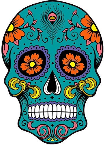 Sticker-Designs 15cm! Klebe-Folie Wetterfest Skull Totenkopf Mexican Spanish Day of Dead Día de Muertos Sexy T378 UV&Waschanlagenfest Auto-Aufkleber Sticker-Designs 15cm! Klebe-Folie Wetterfest Skull Totenkopf Mexican Spanish Day of Dead Día de Muertos Sexy T378 UV&Waschanlagenfest Auto-Aufkleber von Sticker-Designs