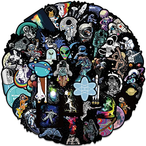 NASA Aufkleber 50 Stück Astronaut Space Explorer Vinyl Aufkleber für Laptop Wasserflasche Auto Fahrrad Stoßstange Skateboard Gepäck,Raumfahrt Universum Planet Graffiti Sticker für Kinder Jugendliche NASA Aufkleber 50 Stück Astronaut Space Explorer Vinyl Aufkleber für Laptop Wasserflasche Auto Fahrrad Stoßstange Skateboard Gepäck,Raumfahrt Universum Planet Graffiti Sticker für Kinder Jugendliche von Sticker Junkies