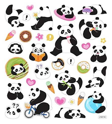 Sticker King SK-4565 Mehrfarbige STKRS, Verspielte Pandas, Einheitsgröße Sticker King SK-4565 Mehrfarbige STKRS, Verspielte Pandas, Einheitsgröße von Sticker King
