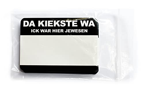 DA KIEKSTE WA - ick war hier jewesen. Stickerpack von Sticker-Ticker.de